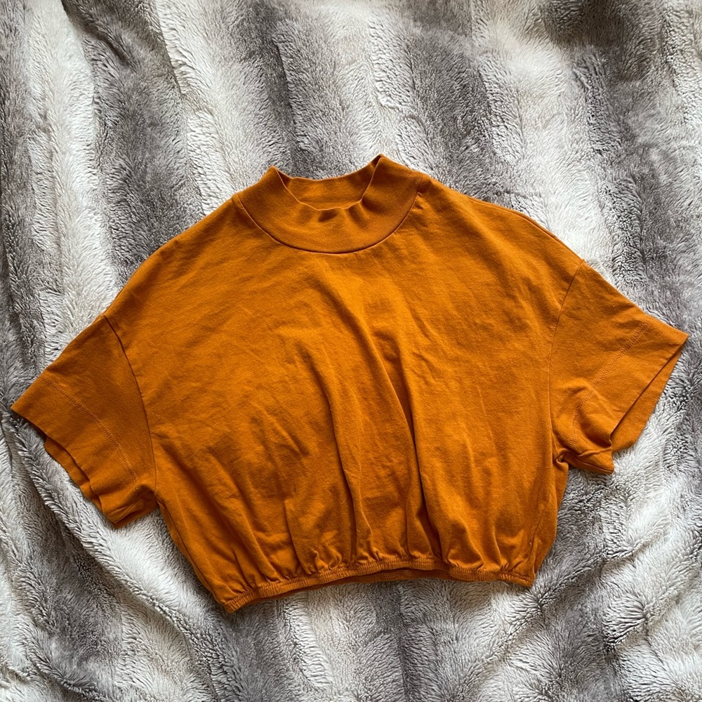 Alo yoga - kick it crop tee, XS, bronze